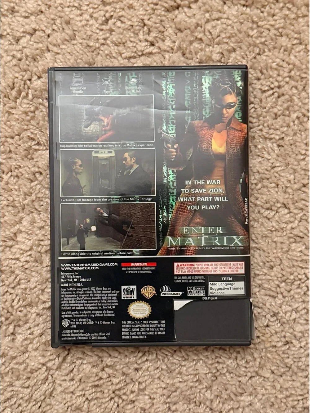 Enter The Matrix for Nintendo GameCube